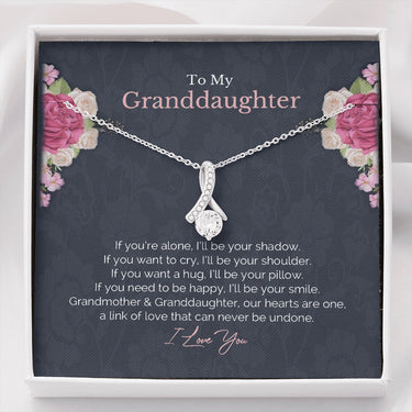 Granddaughters Gifts from Grandma - To My Granddaughter Necklace, Gift for Granddaughter, Grandmother Granddaughter Jewelry, Gifts from Nana